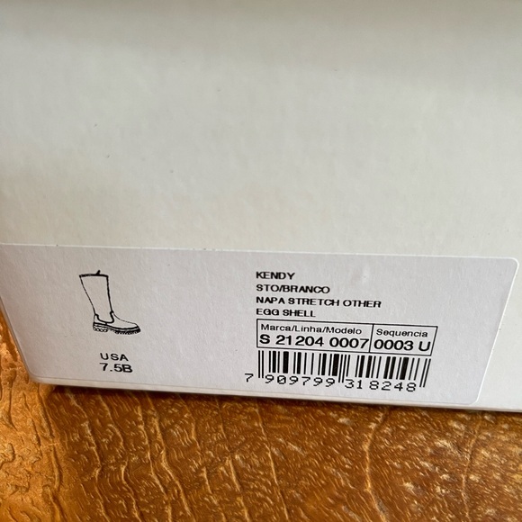 Schultz NWT, box/bag patent Nappa leather lug sole boots, Sz 7.5 and 8.5, zipper - Picture 17 of 17